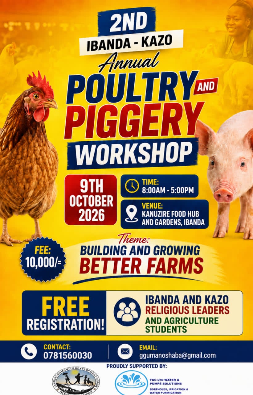 2nd Ibanda Kazo Annual Poultry and Piggery Workshop and Training